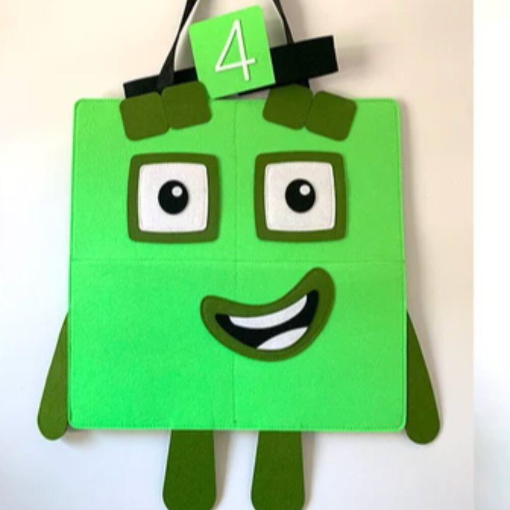 Number Blocks - Toddler Number Four Costume